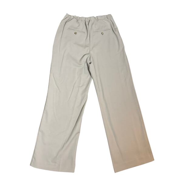 NWOT Women's Size S Free People Gray Pleated Wide Leg Tyler Menswear Trousers - Picture 3 of 8